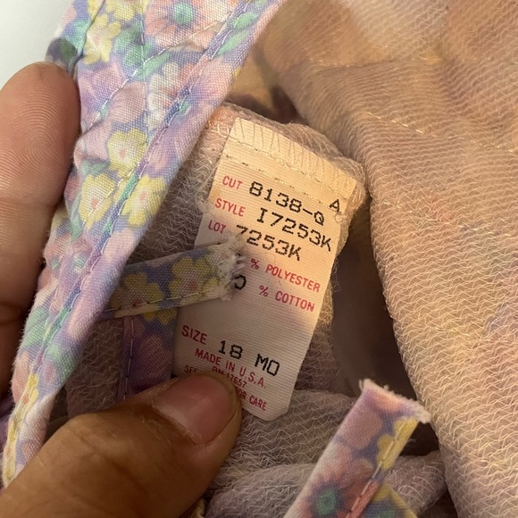 Two piece vintage overalls and shirts from playstuff size 18 months [H-27] - Picture 6 of 10